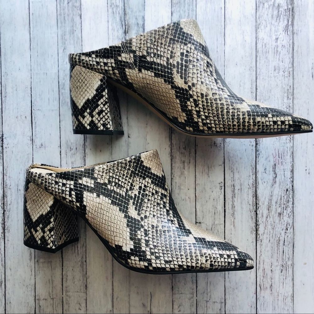 Marc Fisher Ragni Mule Snake Print | Size 10 - image 2